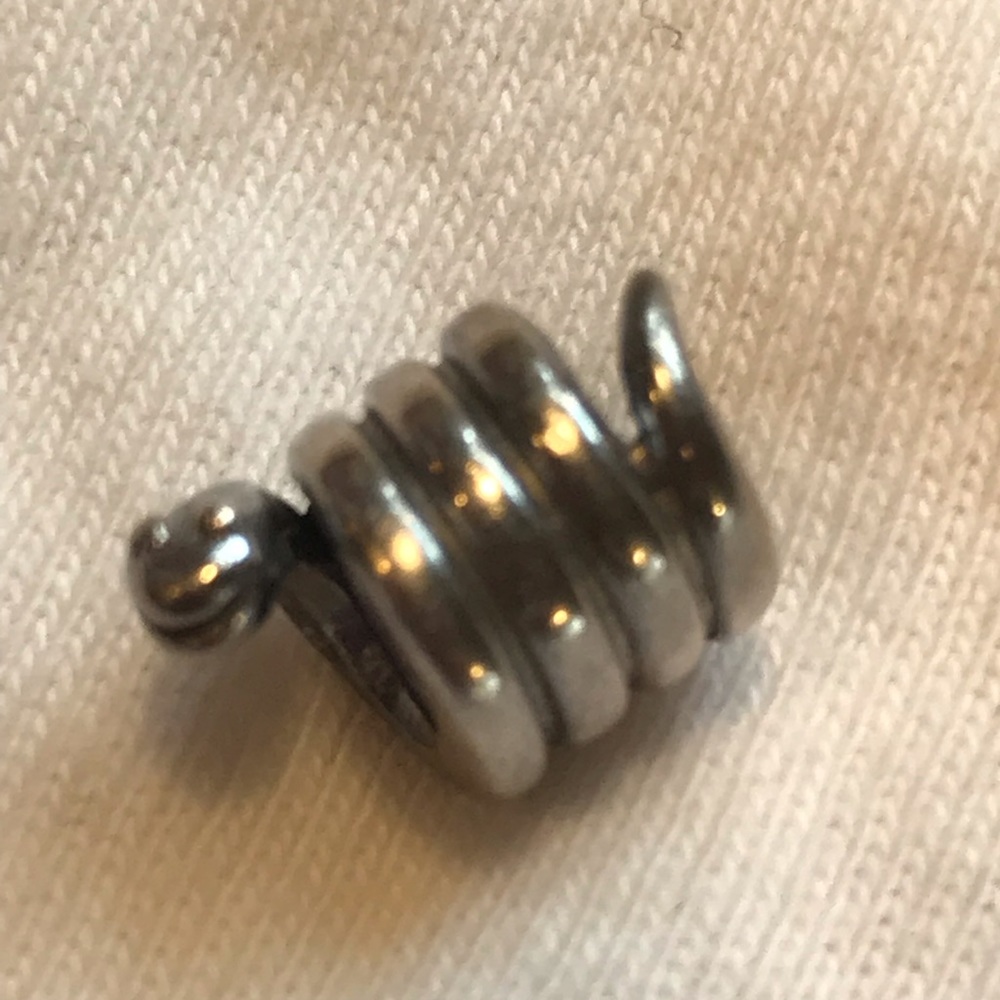 Pandora retired silver snake charm 🐍